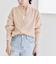 《予約》quaranciel:〈手洗い可能〉AQUA カシミヤ ミックス 2way ハイネック ニット カーディガン