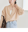 《予約》quaranciel:〈手洗い可能〉AQUA カシミヤ ミックス 2way ハイネック ニット カーディガン