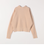 《予約》quaranciel:〈手洗い可能〉AQUA カシミヤ ミックス 2way ハイネック ニット カーディガン