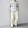 SHIPS any:〈手洗い可能〉コットン カシミヤ スウェットライク ニット 25AW◆