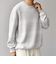 SHIPS any:〈手洗い可能〉コットン カシミヤ スウェットライク ニット 25AW◆