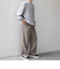 SHIPS any:〈手洗い可能〉コットン カシミヤ スウェットライク ニット 25AW◆