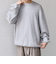 SHIPS any:〈手洗い可能〉コットン カシミヤ スウェットライク ニット 25AW◆