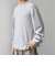 SHIPS any:〈手洗い可能〉コットン カシミヤ スウェットライク ニット 25AW◆