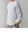 SHIPS any:〈手洗い可能〉コットン カシミヤ スウェットライク ニット 25AW◆