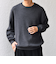 SHIPS any:〈手洗い可能〉コットン カシミヤ スウェットライク ニット 25AW◆