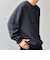 SHIPS any:〈手洗い可能〉コットン カシミヤ スウェットライク ニット 25AW◆
