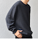 SHIPS any:〈手洗い可能〉コットン カシミヤ スウェットライク ニット 25AW◆