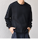 SHIPS any:〈手洗い可能〉コットン カシミヤ スウェットライク ニット 25AW◆