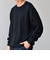 SHIPS any:〈手洗い可能〉コットン カシミヤ スウェットライク ニット 25AW◆