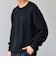 SHIPS any:〈手洗い可能〉コットン カシミヤ スウェットライク ニット 25AW◆