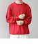 SHIPS any:〈手洗い可能〉コットン カシミヤ スウェットライク ニット 25AW◆
