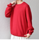 SHIPS any:〈手洗い可能〉コットン カシミヤ スウェットライク ニット 25AW◆
