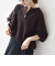 《予約》SHIPS any:〈手洗い可能〉AQUA カシミヤ ミックス ポロ ニット