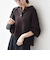 《予約》SHIPS any:〈手洗い可能〉AQUA カシミヤ ミックス ポロ ニット