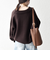 《予約》SHIPS any:〈手洗い可能〉AQUA カシミヤ ミックス ポロ ニット