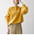 《予約》SHIPS any:〈手洗い可能〉AQUA カシミヤ ミックス ポロ ニット