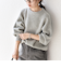 《予約》SHIPS any:〈手洗い可能〉AQUA カシミヤ ミックス ハイネック ニット