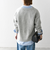 《予約》SHIPS any:〈手洗い可能〉AQUA カシミヤ ミックス スキッパー カーディガン