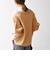 《予約》SHIPS any:〈手洗い可能〉AQUA カシミヤ ミックス スキッパー カーディガン