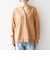 《一部予約》SHIPS any:〈手洗い可能〉AQUA カシミヤ ミックス スキッパー カーディガン