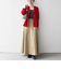 《予約》SHIPS any:〈手洗い可能〉AQUA カシミヤ ミックス スキッパー カーディガン