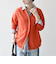 《一部予約》SHIPS any:〈手洗い可能〉AQUA カシミヤ ミックス スキッパー カーディガン