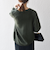 《一部予約》SHIPS any:〈手洗い可能〉AQUA カシミヤ ミックス スキッパー カーディガン