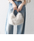 《予約》SHIPS any: 2WAY フェイクファー ギャザー ショルダー バッグ