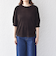 SHIPS Colors:〈手洗い可能〉フロッキー メッシュ 5分袖 トップス