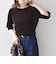 SHIPS Colors:〈手洗い可能〉フロッキー メッシュ 5分袖 トップス