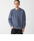 【WEB限定】SHIPS: ビッグシルエット クルーネック レイヤード ニット（ニット+ロンT）
