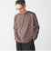 【WEB限定】SHIPS: バスク ボーダー ボートネック ワンポイントワッペン ロングスリーブ Tシャツ