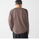 【WEB限定】SHIPS: バスク ボーダー ボートネック ワンポイントワッペン ロングスリーブ Tシャツ