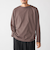 【WEB限定】SHIPS: バスク ボーダー ボートネック ワンポイントワッペン ロングスリーブ Tシャツ