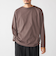 【WEB限定】SHIPS: バスク ボーダー ボートネック ワンポイントワッペン ロングスリーブ Tシャツ