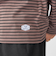 【WEB限定】SHIPS: バスク ボーダー ボートネック ワンポイントワッペン ロングスリーブ Tシャツ