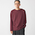【WEB限定】SHIPS: バスク ボーダー ボートネック ワンポイントワッペン ロングスリーブ Tシャツ