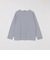 【WEB限定】SHIPS: バスク ボーダー ボートネック ワンポイントワッペン ロングスリーブ Tシャツ