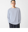 【WEB限定】SHIPS: バスク ボーダー ボートネック ワンポイントワッペン ロングスリーブ Tシャツ