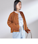 《予約》ゴート スエード ノーカラー ブルゾン