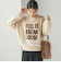 《予約》【WEB限定】〈手洗い可能〉サガラ 刺繍 ロゴ ニット プルオーバー