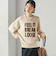 《予約》【WEB限定】〈手洗い可能〉サガラ 刺繍 ロゴ ニット プルオーバー