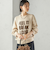 《予約》【WEB限定】〈手洗い可能〉サガラ 刺繍 ロゴ ニット プルオーバー