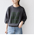 《予約》【WEB限定】〈手洗い可能〉サガラ 刺繍 ロゴ ニット プルオーバー