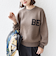 《予約》【WEB限定】〈手洗い可能〉サガラ 刺繍 ロゴ ニット プルオーバー