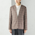 《予約》〈手洗い可能〉DELEGANT ダブルカラー ジャケット（セットアップ対応）