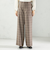 〈手洗い可能〉DELEGANT  ストレート パンツ（セットアップ対応）