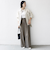 《予約》【WEB限定】〈手洗い可能〉合成皮革 裾 ドロスト シャツ 羽織