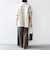 《予約》【WEB限定】〈手洗い可能〉合成皮革 裾 ドロスト シャツ 羽織